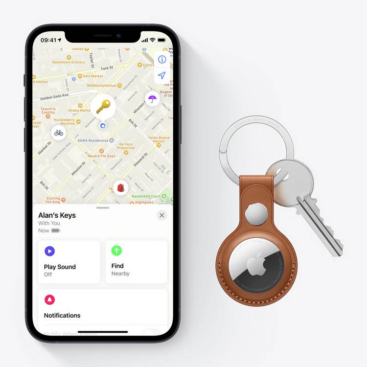 Apple AirTag 4 pack (British brand)