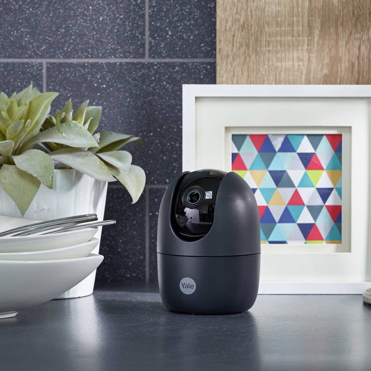 Yale indoor pan tilt security camera, imported from the UK