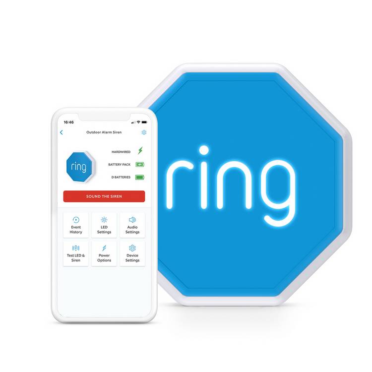 Ring Alarm Outdoor Siren for home security, imported from the UK