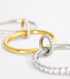 Spinelli Kilcollin Alia yellow gold white gold diamond ring (British brand)
