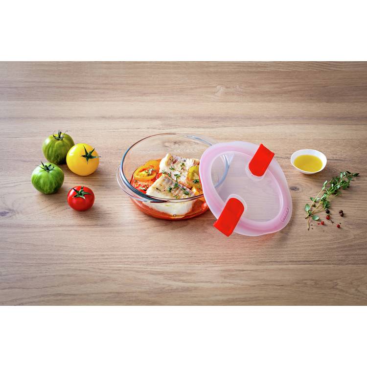 Pyrex round glass dish 0.35L - British product