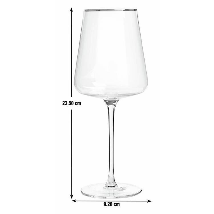 Argos Home gold rim wine glasses set of 4 - British product