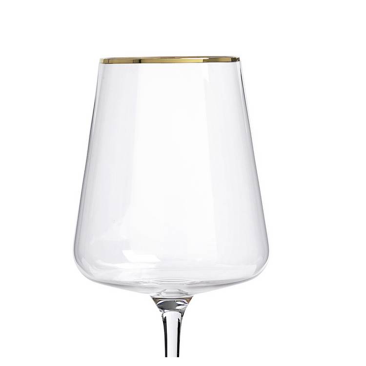 Argos Home gold rim wine glasses set of 4 - British product