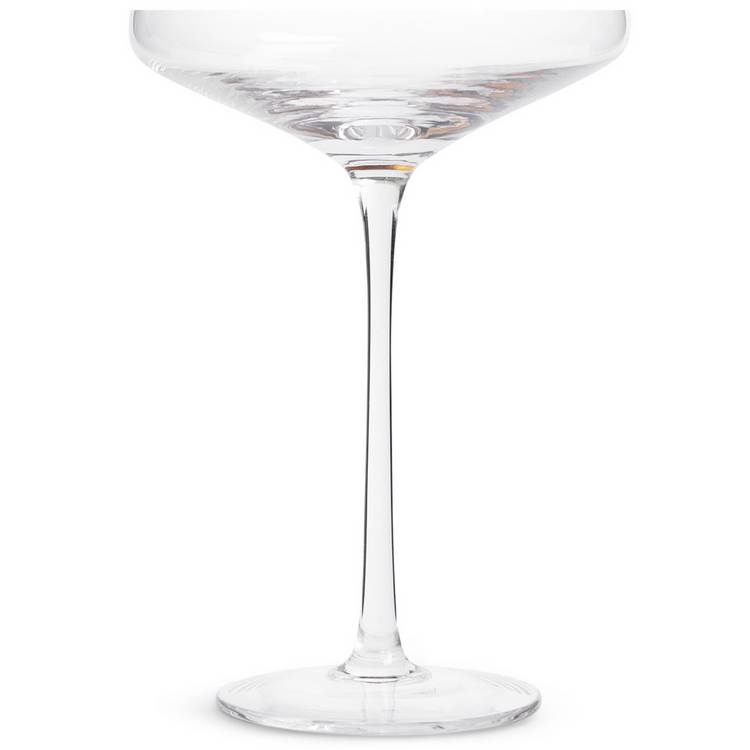 Argos Home gold rim champagne coupe set of 4 glasses, UK version