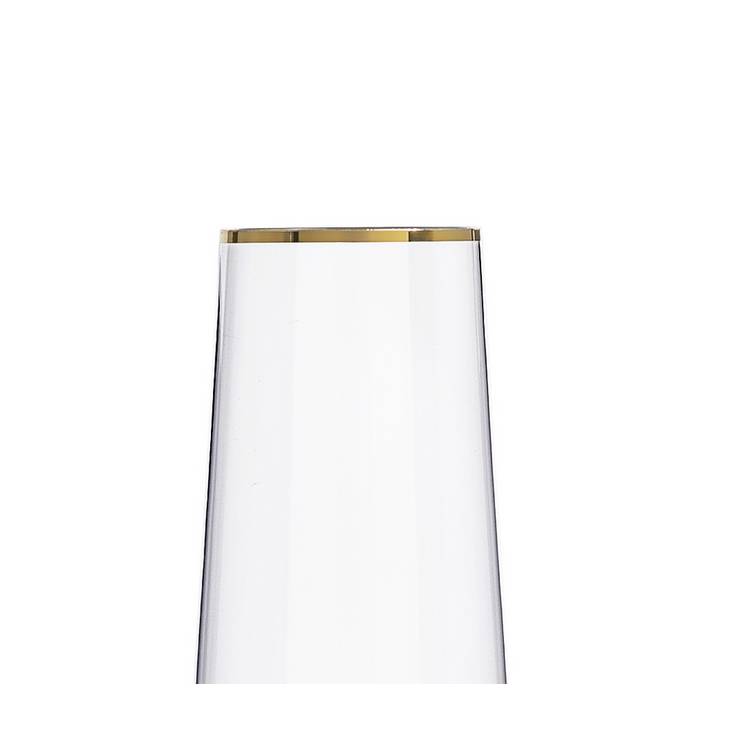 Argos Home gold rim prosecco flutes set of 4 - British product