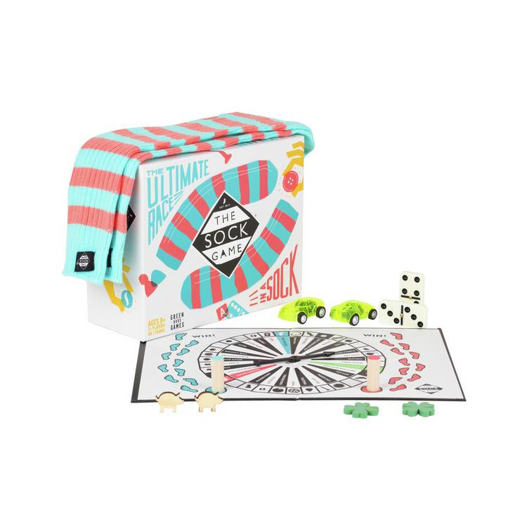 The Sock Game family race board game, imported from the UK