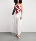 Camilla and Marc silk printed scarf top, UK version