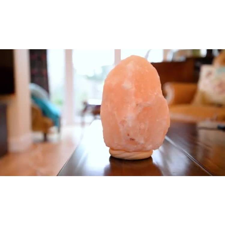 Colour changing Himalayan salt lamp 15-19cm tall (British brand)