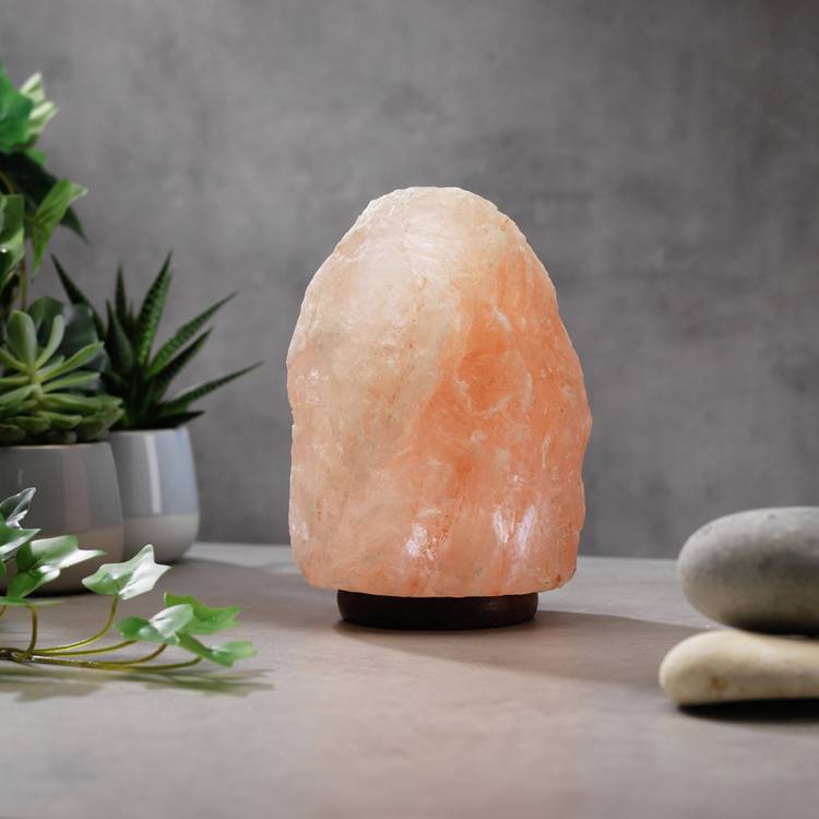 Colour changing Himalayan salt lamp 15-19cm tall (British brand)