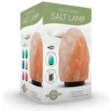 Colour changing Himalayan salt lamp 15-19cm tall (British brand)
