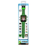 Minecraft kids green silicone strap interactive watch (British brand)