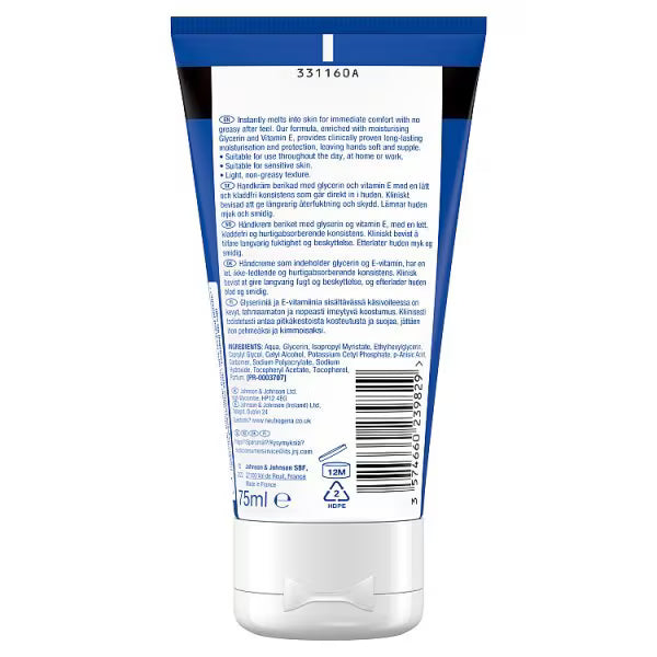 Neutrogena Norwegian Formula Hand Cream 75ml, imported from the UK