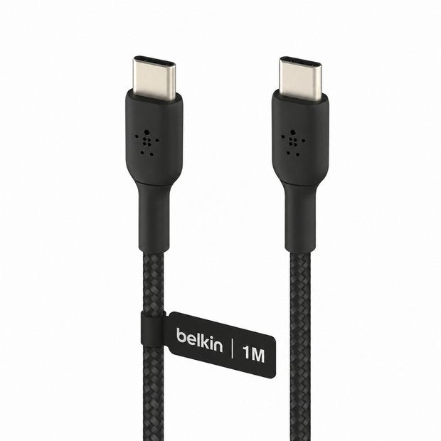 Belkin braided USB-C cable 60W 1m, imported from the UK