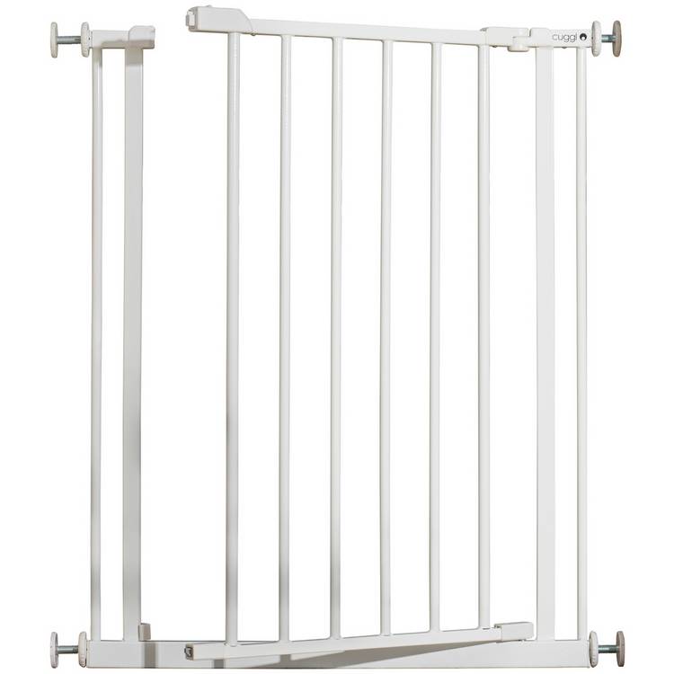 Cuggl slim fit safety gate white, imported from the UK