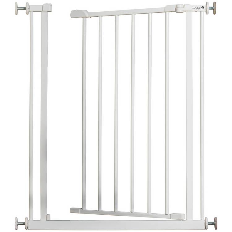 Cuggl slim fit safety gate white, imported from the UK