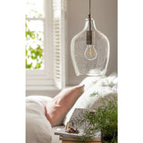 Argos Argos Home Abas Bubble Glass Pendant Light - Nickel- Buy online at McGrocer
