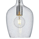Argos Home Abas bubble glass pendant light nickel, UK version