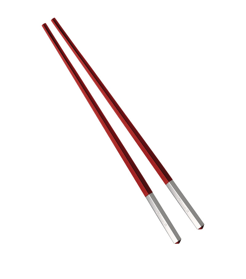 Christofle silver-plated Uni chopsticks - British product