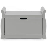 Obaby Stamford Sleigh Toy Box warm grey kids storage (British brand)