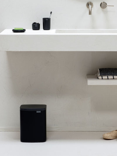 Next Brabantia Black Bo Waste Bin 7L- Buy online at McGrocer