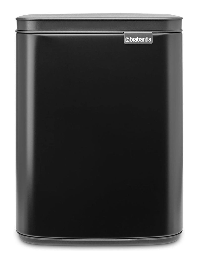 Brabantia Black Bo waste bin 7L - British product