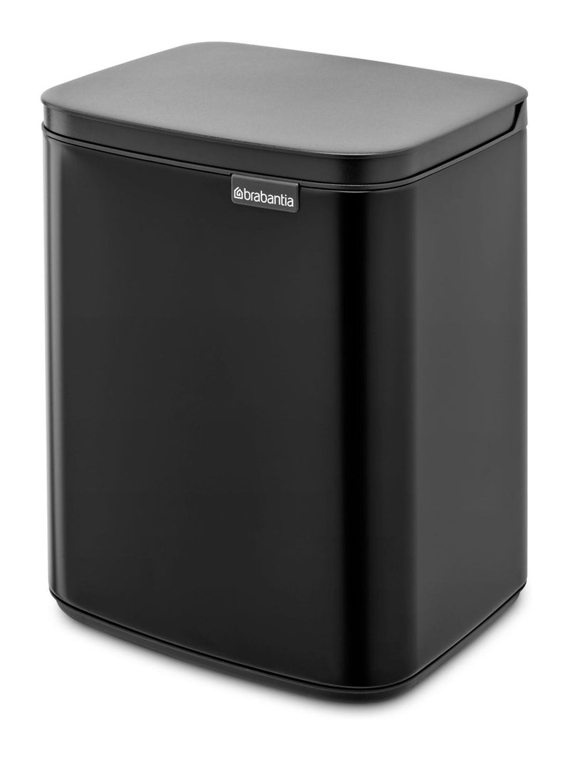 Brabantia Black Bo waste bin 7L - British product