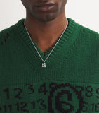 The Ouze sterling silver and emerald necklace - British product