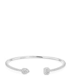 Messika white gold diamond bangle 0.80ct, imported from the UK