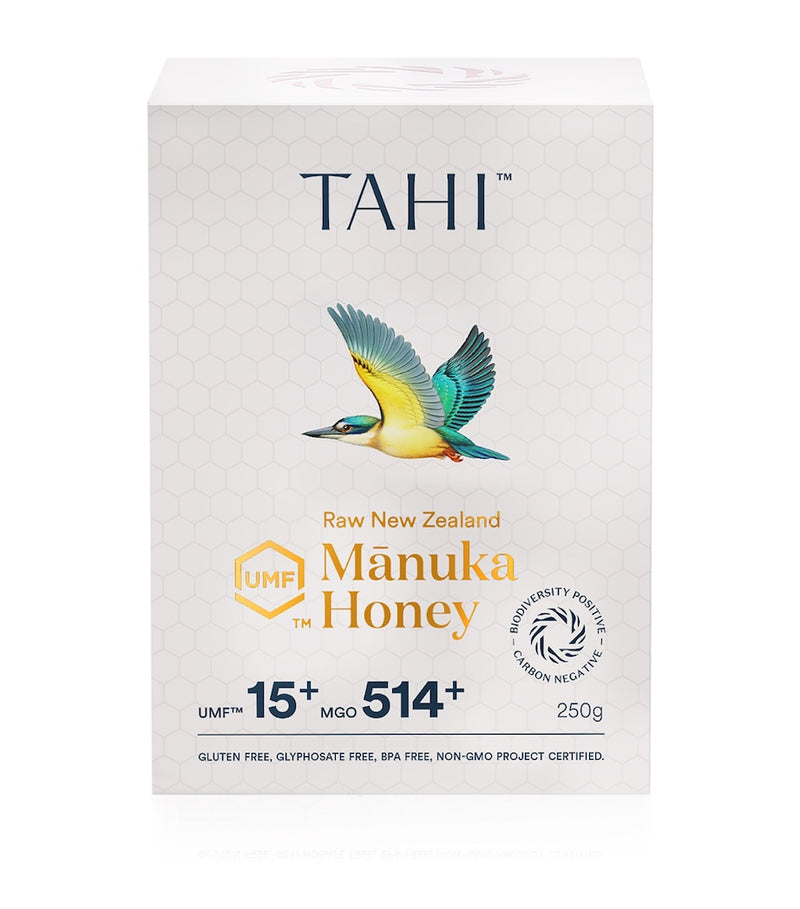 Tahi Manuka Honey UMF 15+ MGO 514+ 250g, imported from the UK