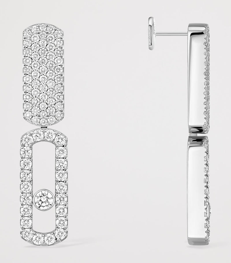 Messika Imperial Move white gold diamond earrings 0.70ct (British brand)