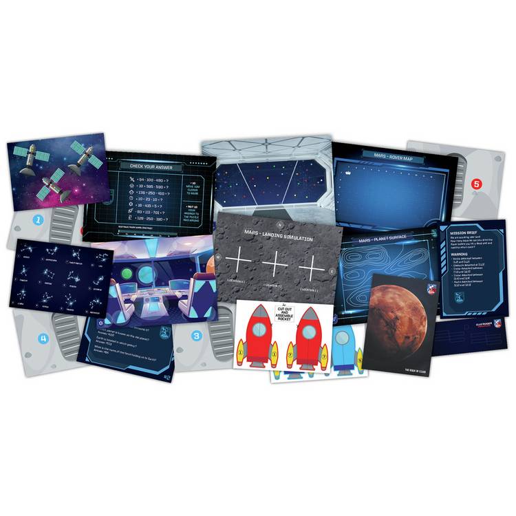 Trapped escape room game Mission to Mars, imported from the UK
