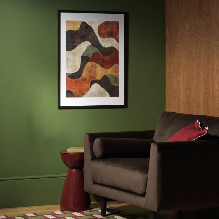 Habitat black wooden picture frame 60x80cm, imported from the UK