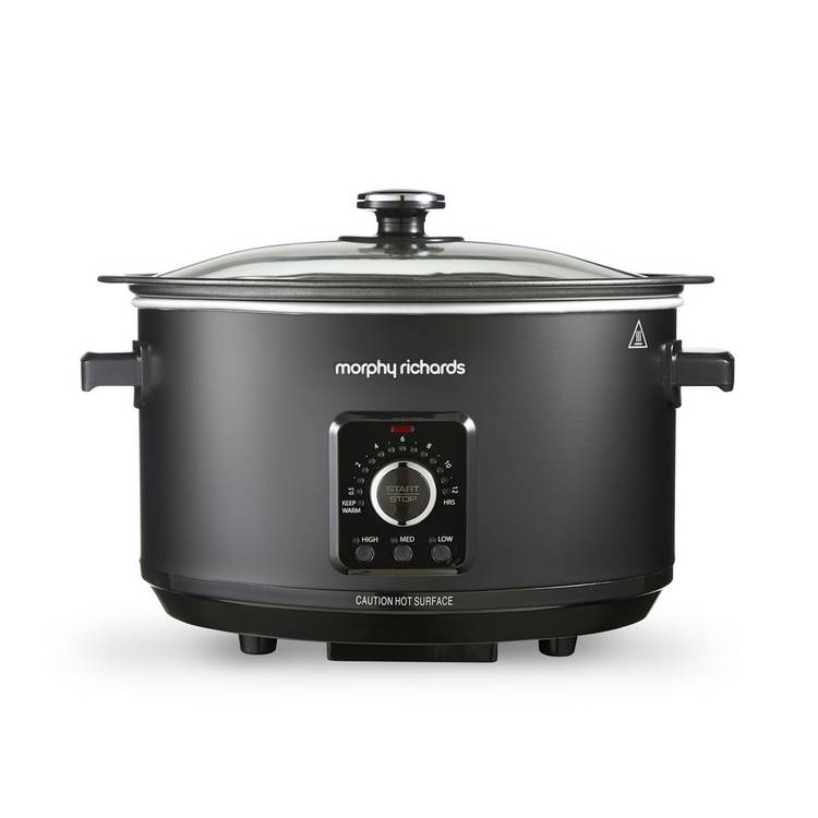 Morphy Richards 6.5L Easy Time Slow Cooker black, UK version