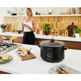 Morphy Richards 6.5L Easy Time Slow Cooker black, UK version