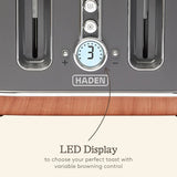 Haden Dorchester 4 slice toaster, imported from the UK