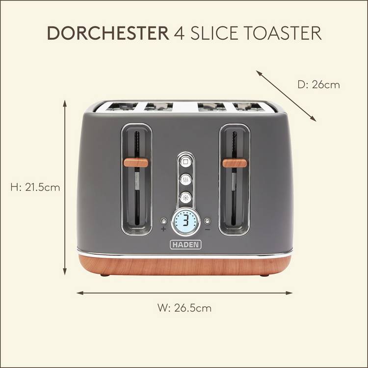 Haden Dorchester 4 slice toaster, imported from the UK