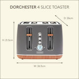 Haden Dorchester 4 slice toaster, imported from the UK
