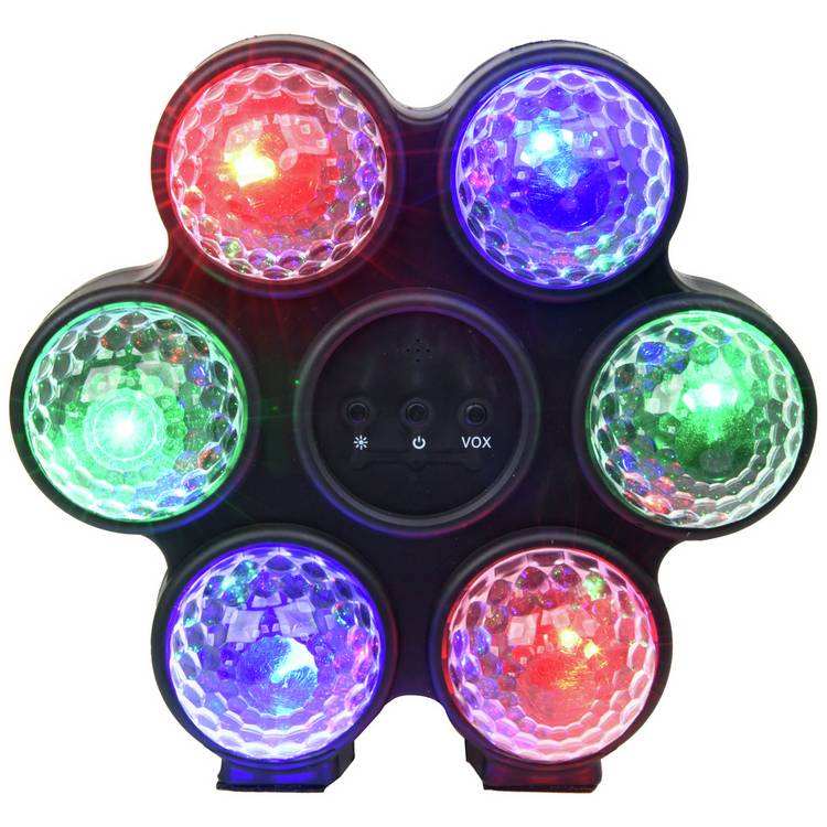 RED5 portable circle disco light (British brand)