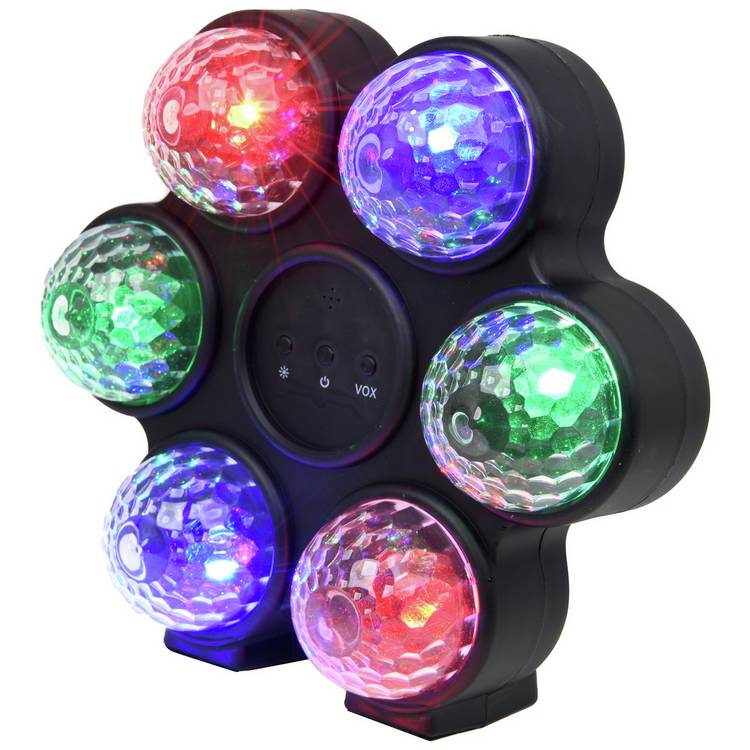 RED5 portable circle disco light (British brand)