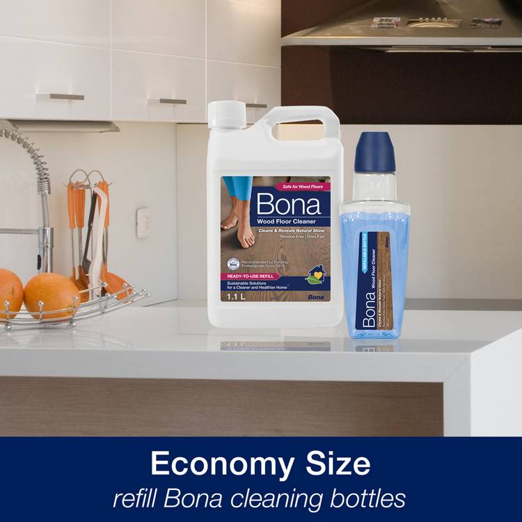 Bona Wood Floor Cleaner 1100ml, imported from the UK