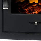 Adam Oslo black electric inset stove 2kW, UK version