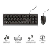 Trust Primo wired keyboard and mouse set (British brand)