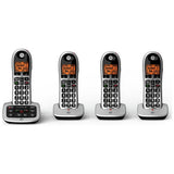 BT 4600 quad cordless phone with answer machine - British product