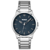 Argos HUGO Men's Blue Dial Stainless Steel Bracelet Watch- Buy online at McGrocer