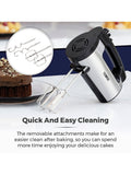 Tower Silver 300W hand mixer (British brand)