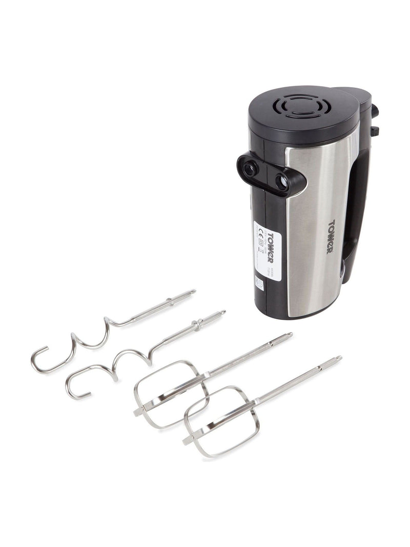 Tower Silver 300W hand mixer (British brand)