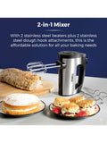 Tower Silver 300W hand mixer (British brand)