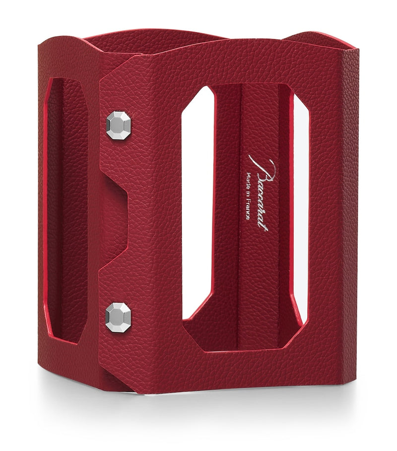 Baccarat Octogone Leather Decanter Case - British product