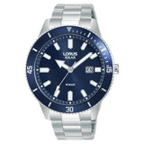 Argos Lorus Men's Solar Silver Stainless Steel Bracelet Watch- Buy online at McGrocer