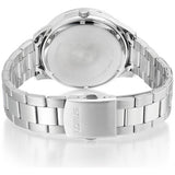 Lorus men's solar watch blue dial stainless steel bracelet - British product